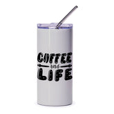Coffee Is Life Tumbler, Unique Gift, Coffee Lover Gift, Trendy Tumbler, Iced Coffee, Hot Coffee, Gift for Her, Gift for Him, Everyday Use - Tawshia